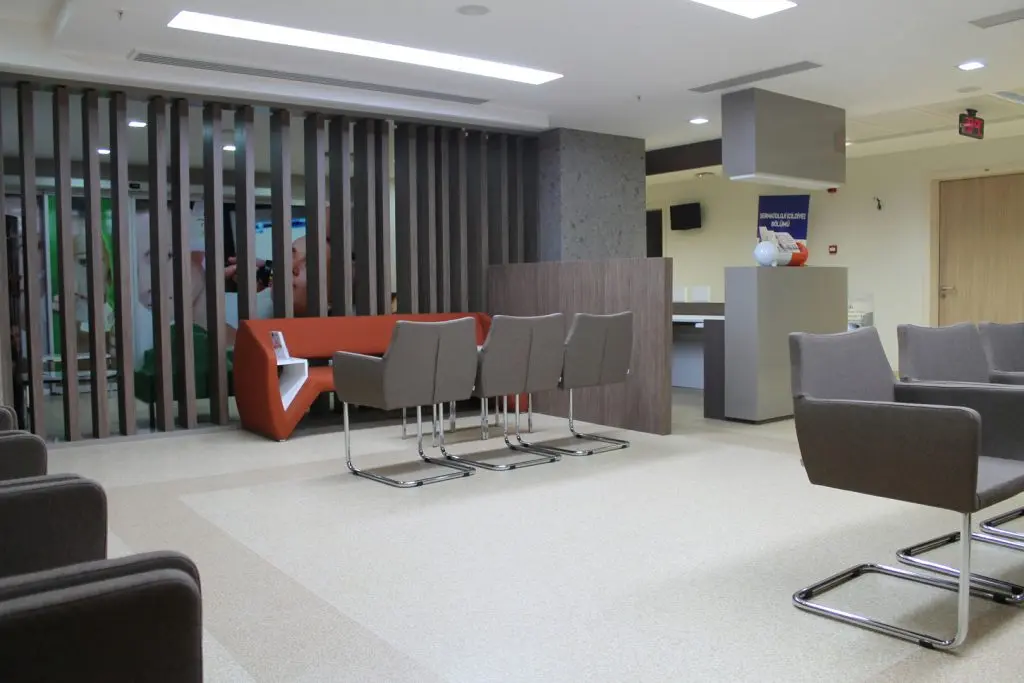 OFM Hospital Reception Area